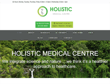Tablet Screenshot of holisticmedicalcentre.co.nz